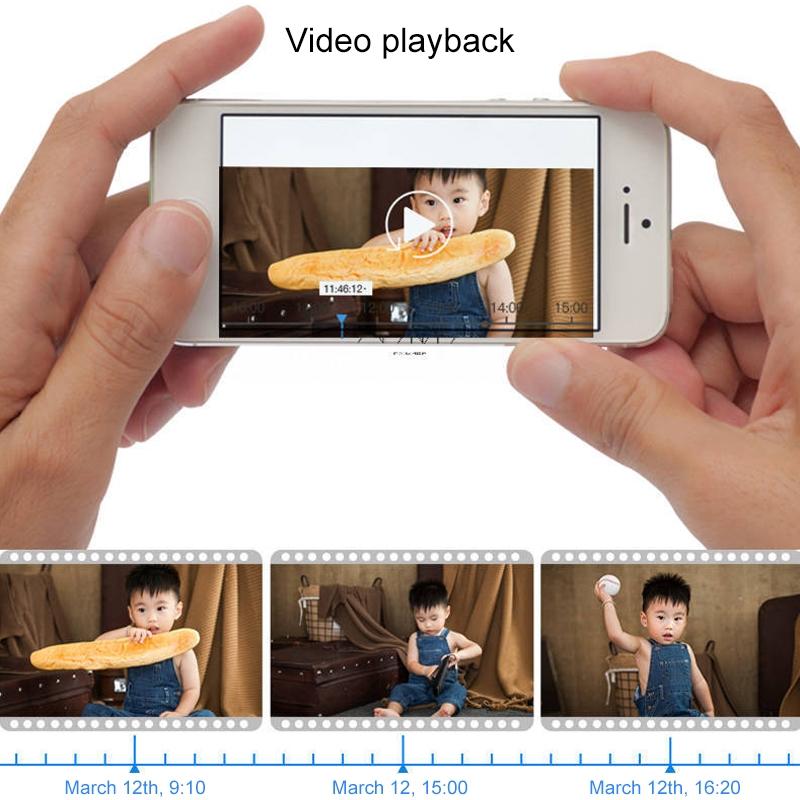 Smart Wifi Camera With Night Vision - 1080P Remote Control