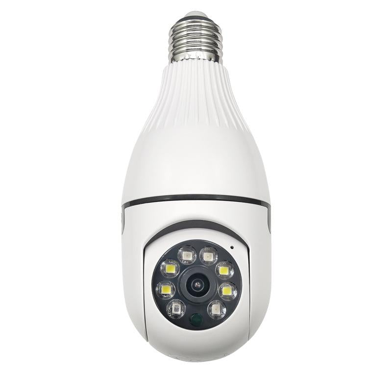 Smart Wifi Bulb Camera With Night Vision & Motion Detection - 3Mp Hd