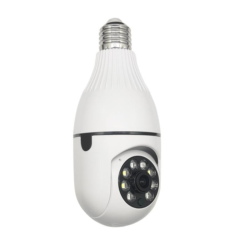 Smart Wifi Bulb Camera With Night Vision & Motion Detection - 3Mp Hd
