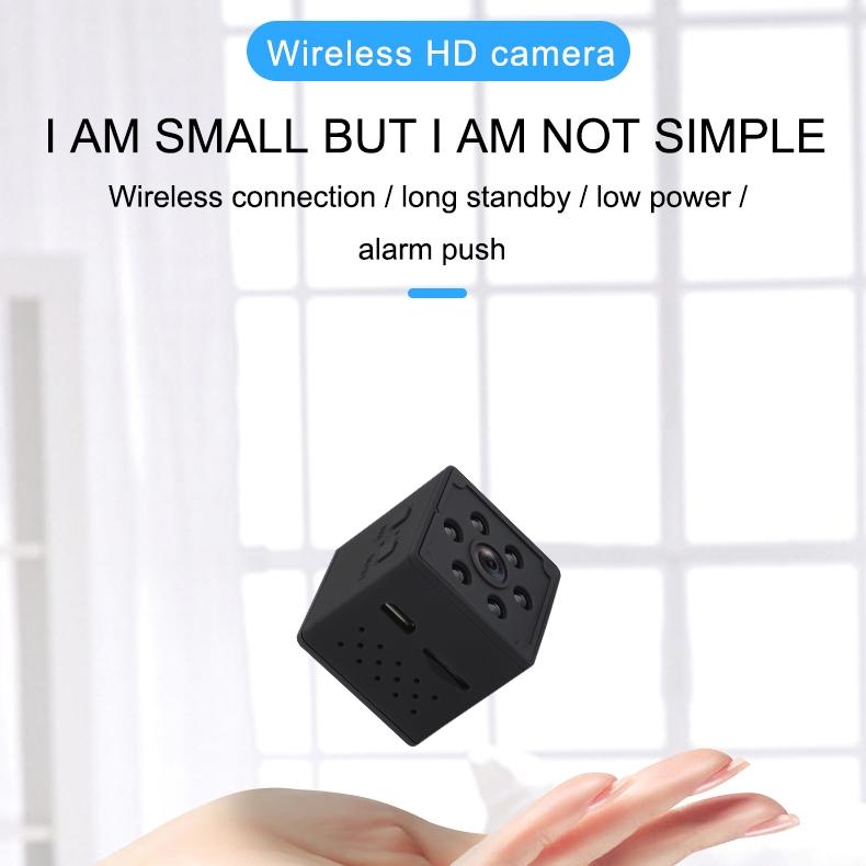 Smart Home Wifi Camera With 1080P Hd Motion Detection Night Vision & Tf Card Support