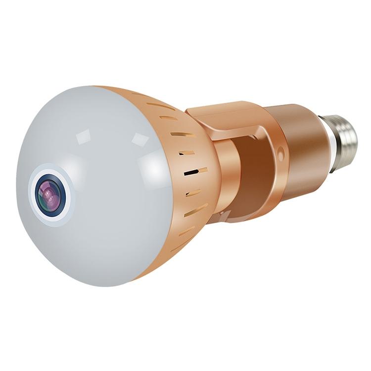 Universal Panoramic Light Bulb Camera - Hd Monitoring