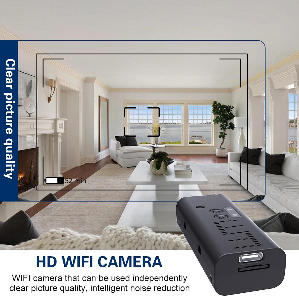 Smart Wifi Camera With Infrared Night Vision - 720P Black