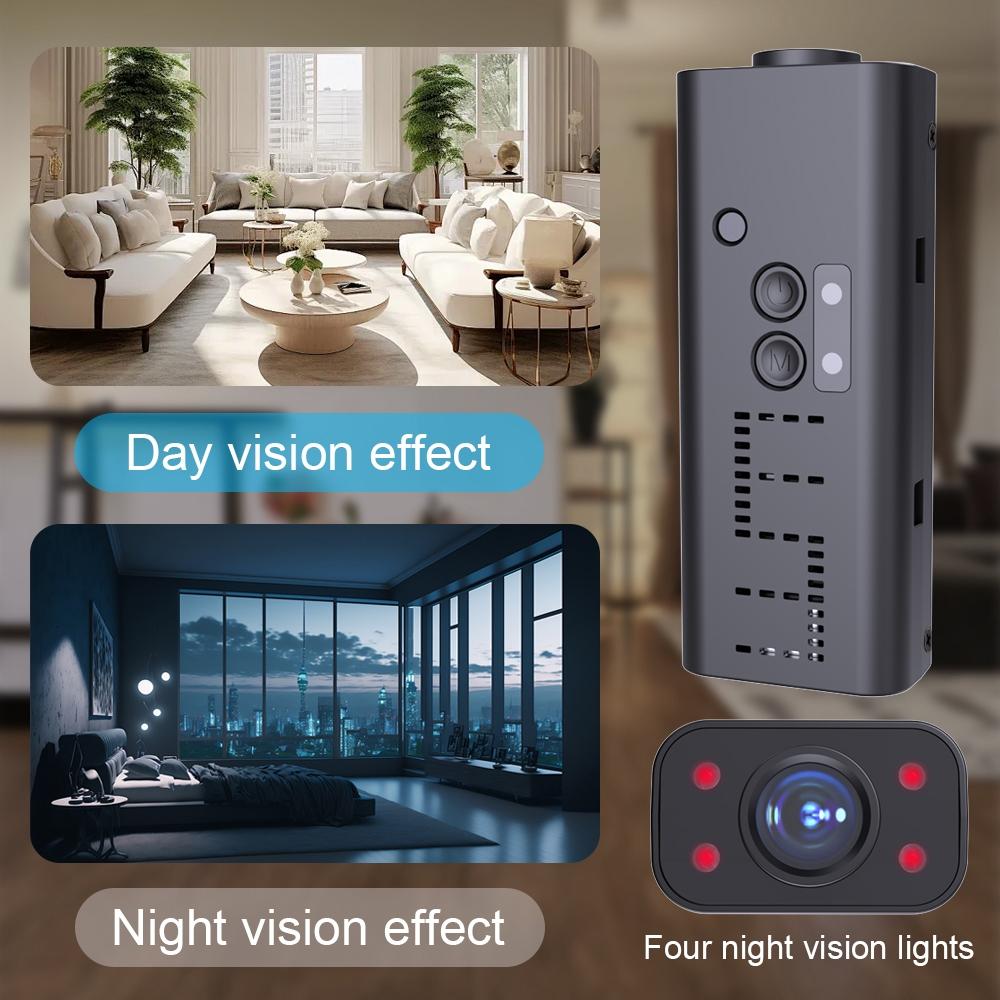 Smart Wifi Camera With Infrared Night Vision - 720P Black
