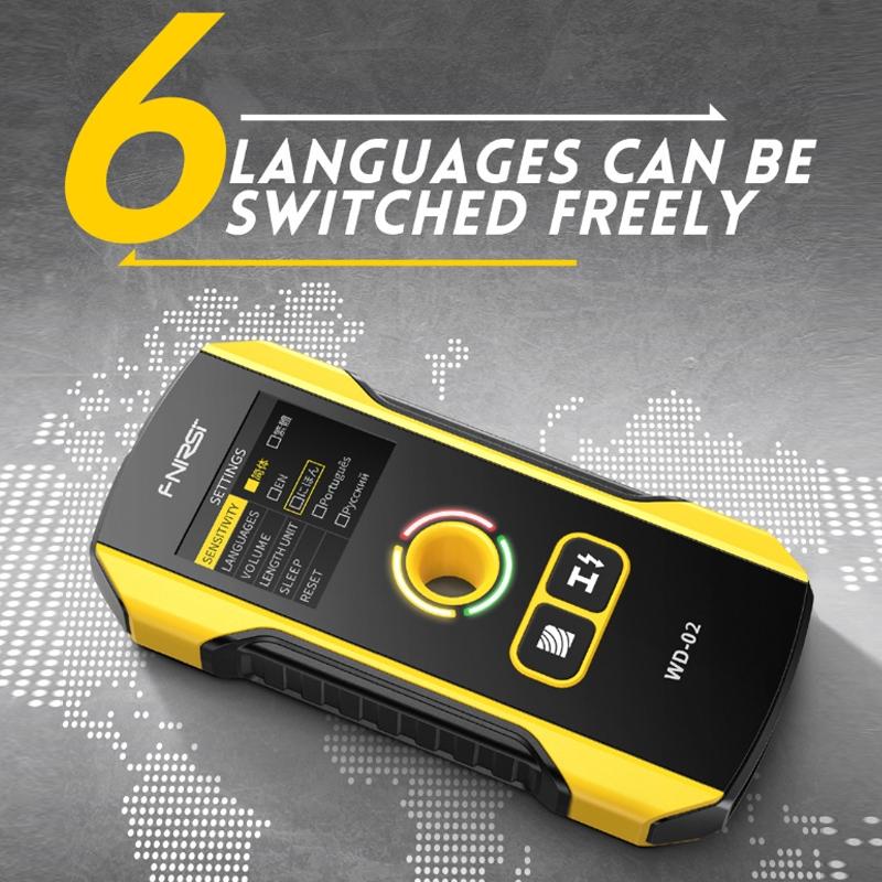 Wall Wire and Rebar Detector - Multifunctional