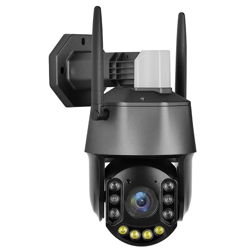 Wireless Wifi Laser Camera With Two-Way Voice & Mobile Monitoring - 5Mp Black