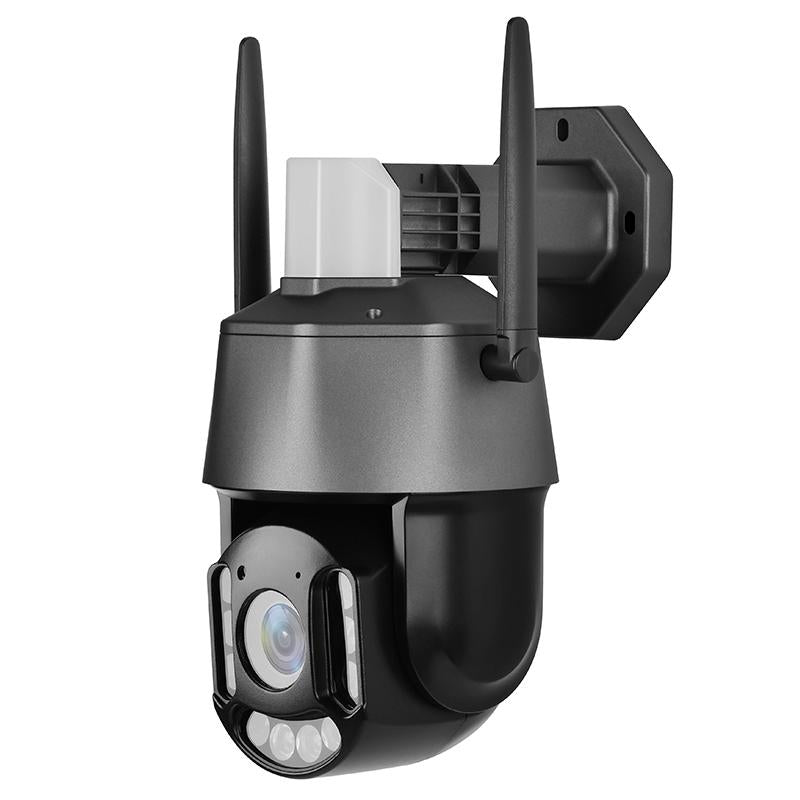 Wireless Wifi Laser Camera With Two-Way Voice & Mobile Monitoring - 5Mp Black