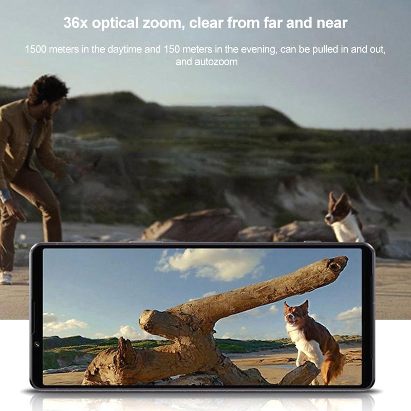 Wireless Wifi Laser Camera With Two-Way Voice & Mobile Monitoring - 5Mp Black