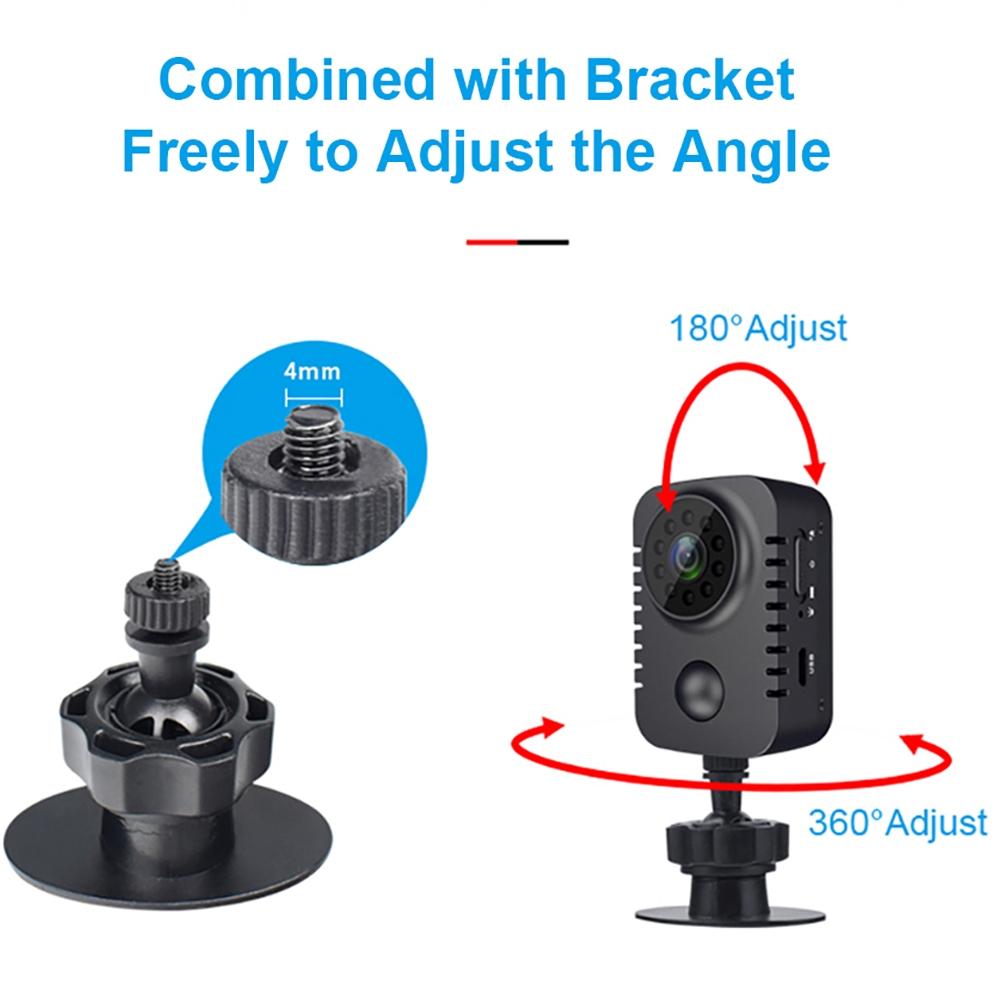 1080P Night Vision Surveillance Camera - Black