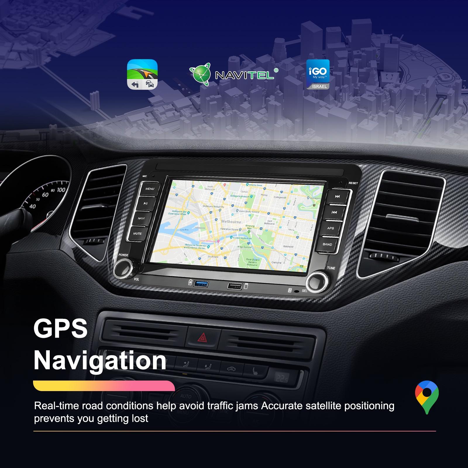2 + 64G Carplay Android Navigation For Vw / Skoda - Reversing Camera - Large Screen