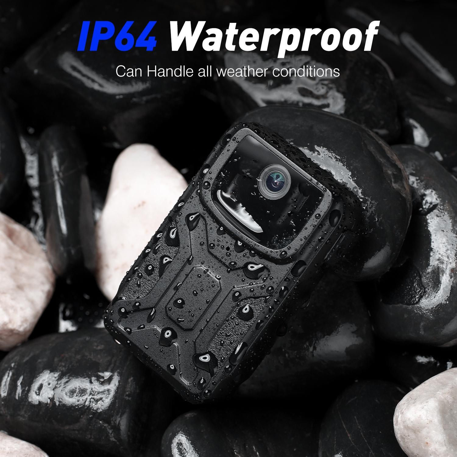 Portable Mini Camera - 1080P 140 Degree Wide Angle Black