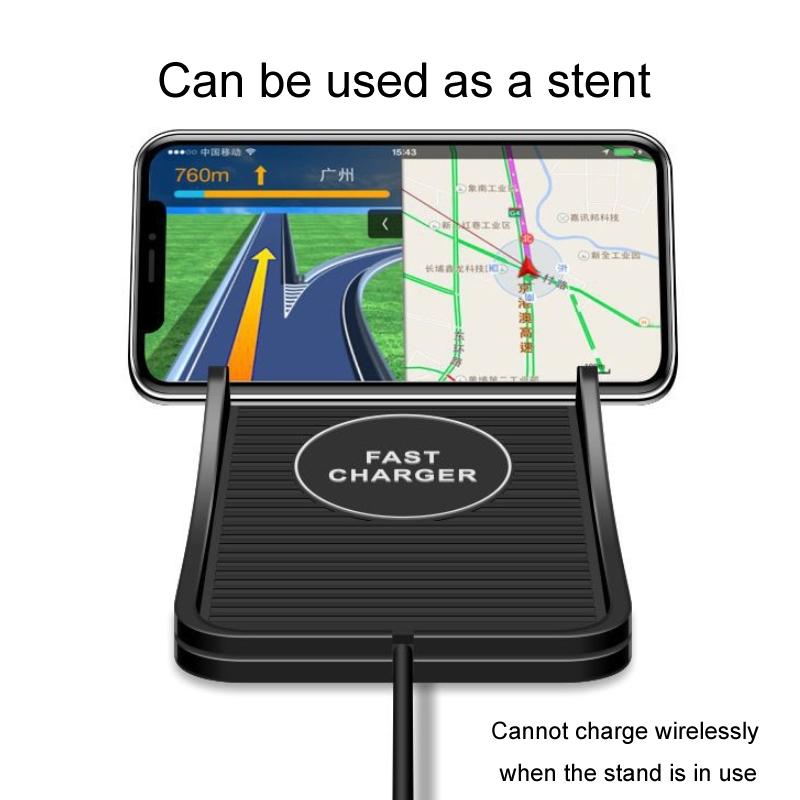 15w Wireless Car Charger for Apple & Android Phones with Type-c Interface