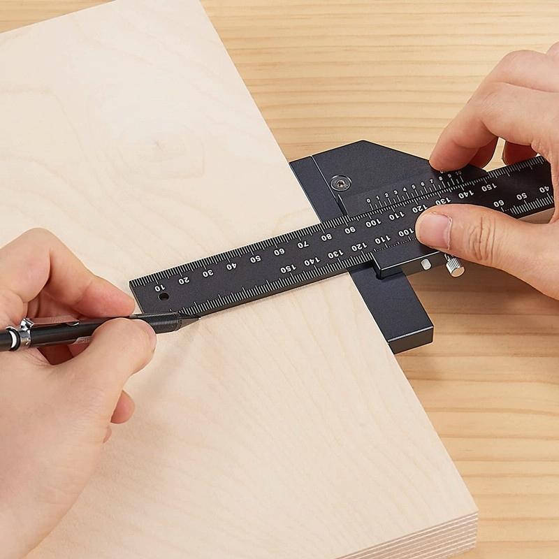 Multifunctional Aluminum Alloy Marking Ruler - t Type