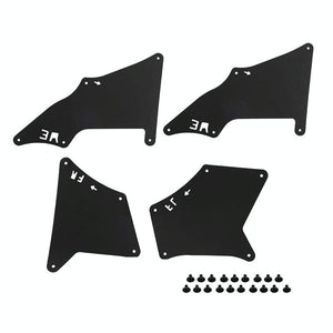 Front Wheel Fender Leather Lining For 03-17 Toyota Prado 2700 4000 Black