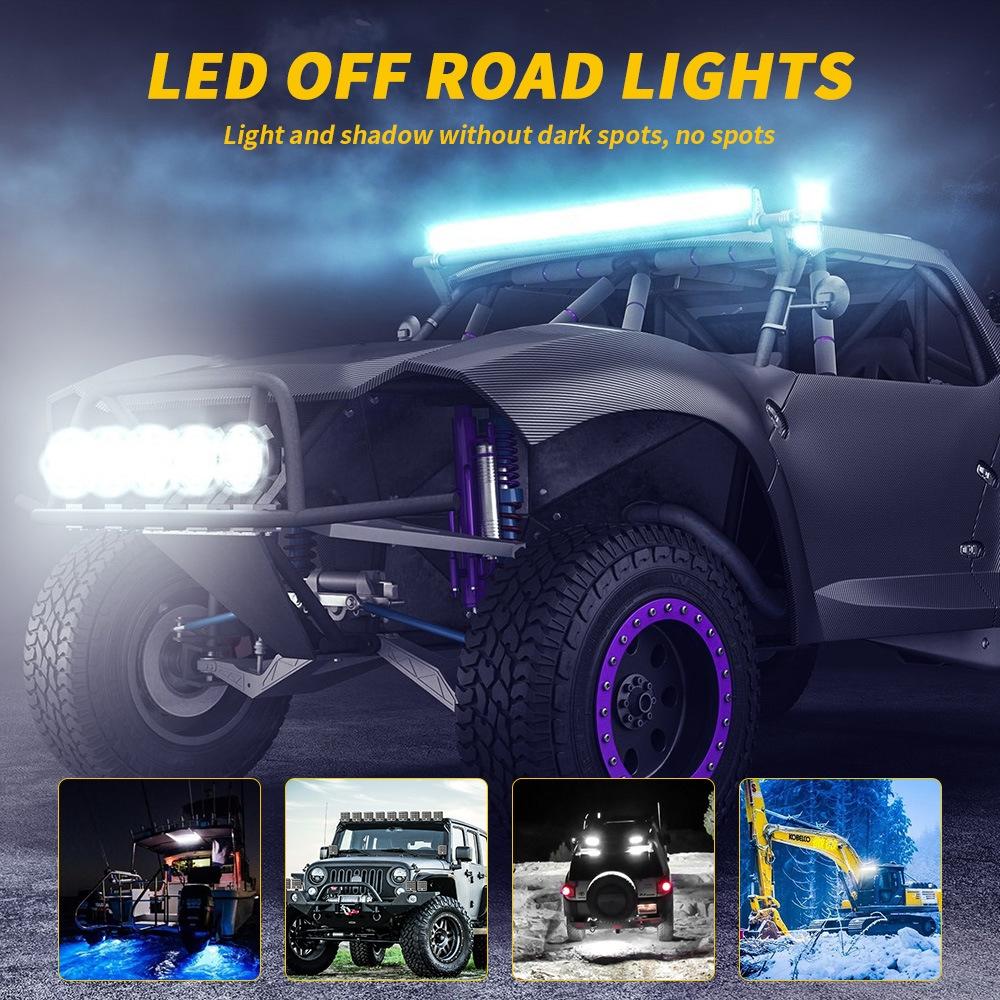 9 - 30V 12W 6000K 2.5 Inch Car Led Engineering Auxiliary Light White Light