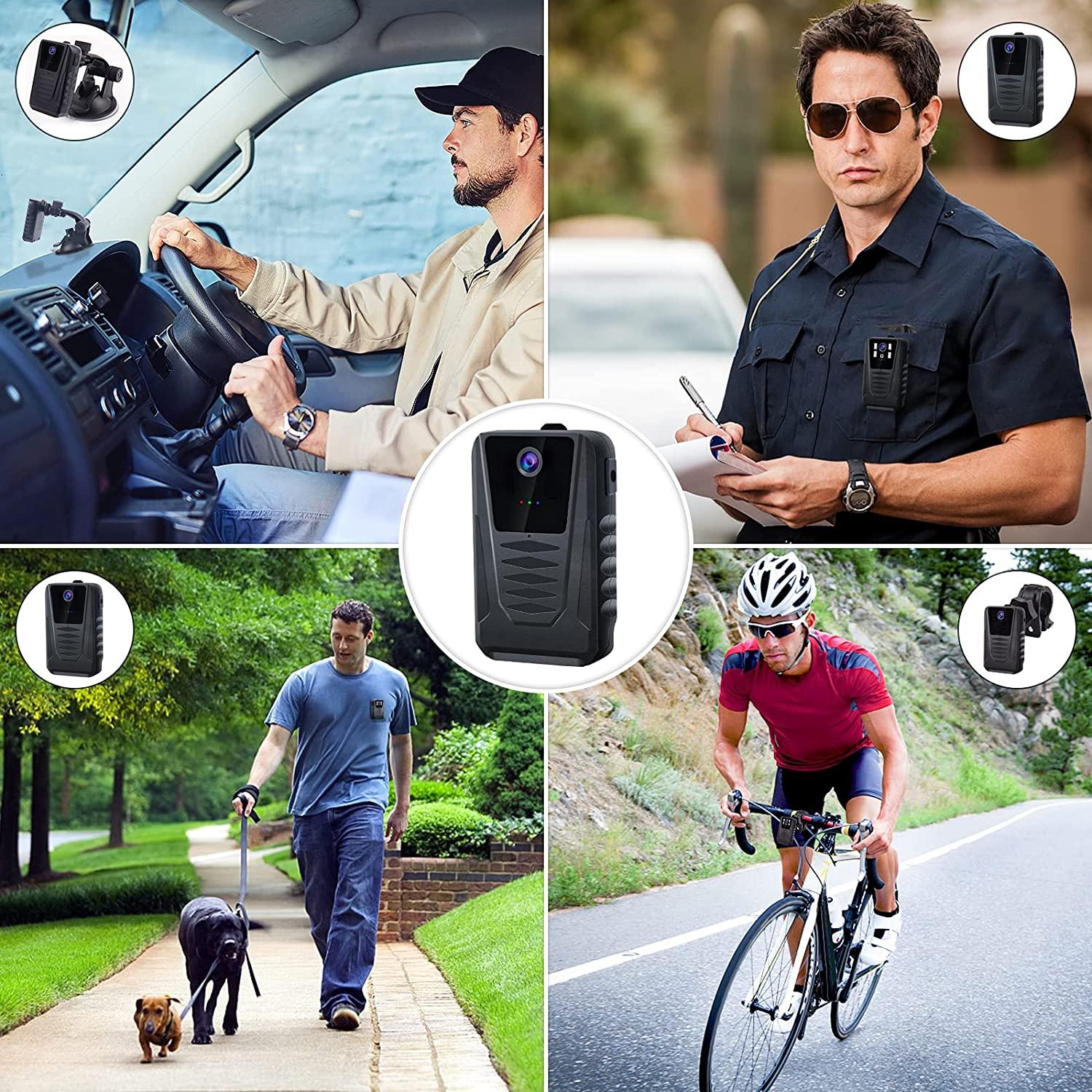 Portable Multifunctional Wearable Camera - 1080P Black
