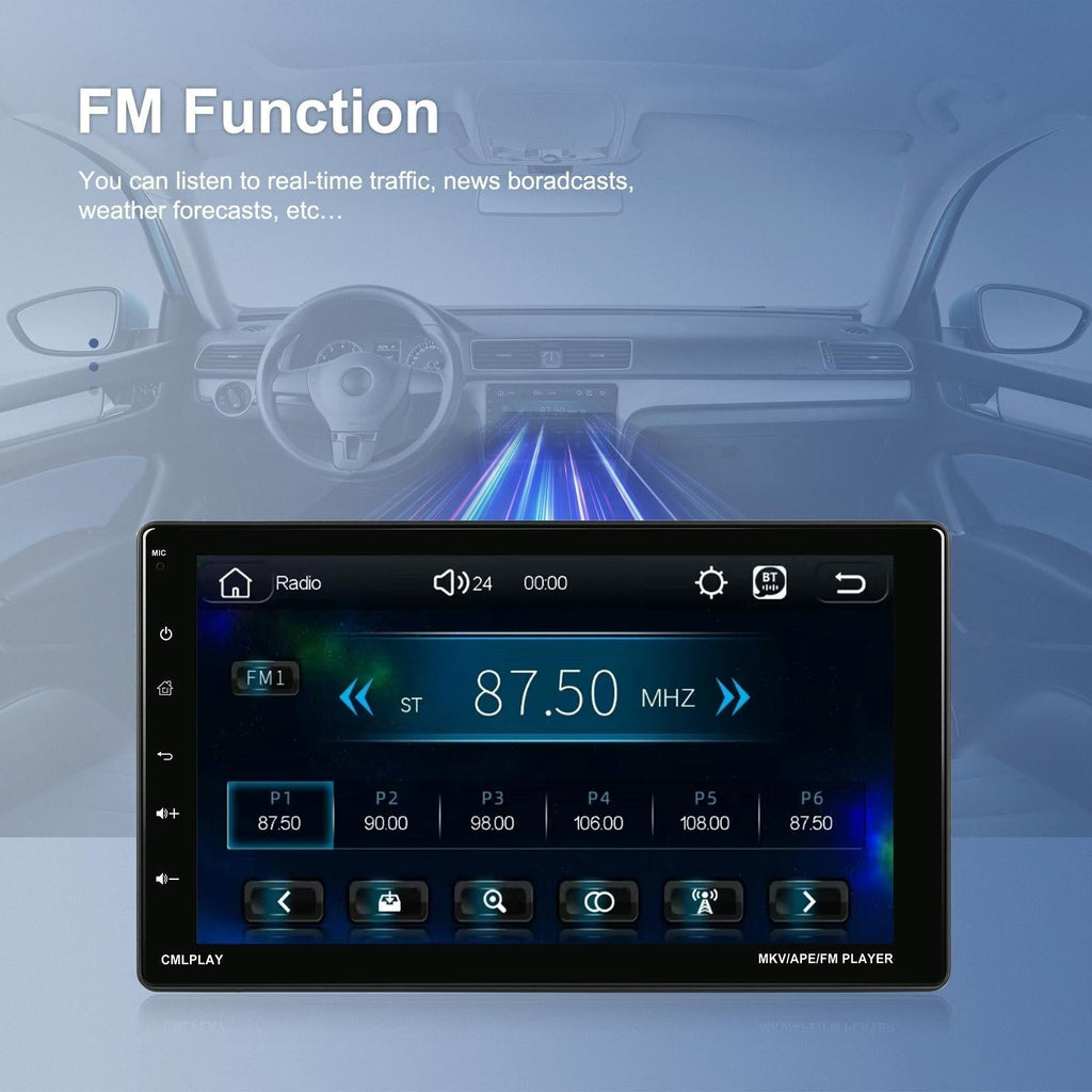 9 Inch Android Carplay Mp5 Player With Wireless Reversing Camera Standard