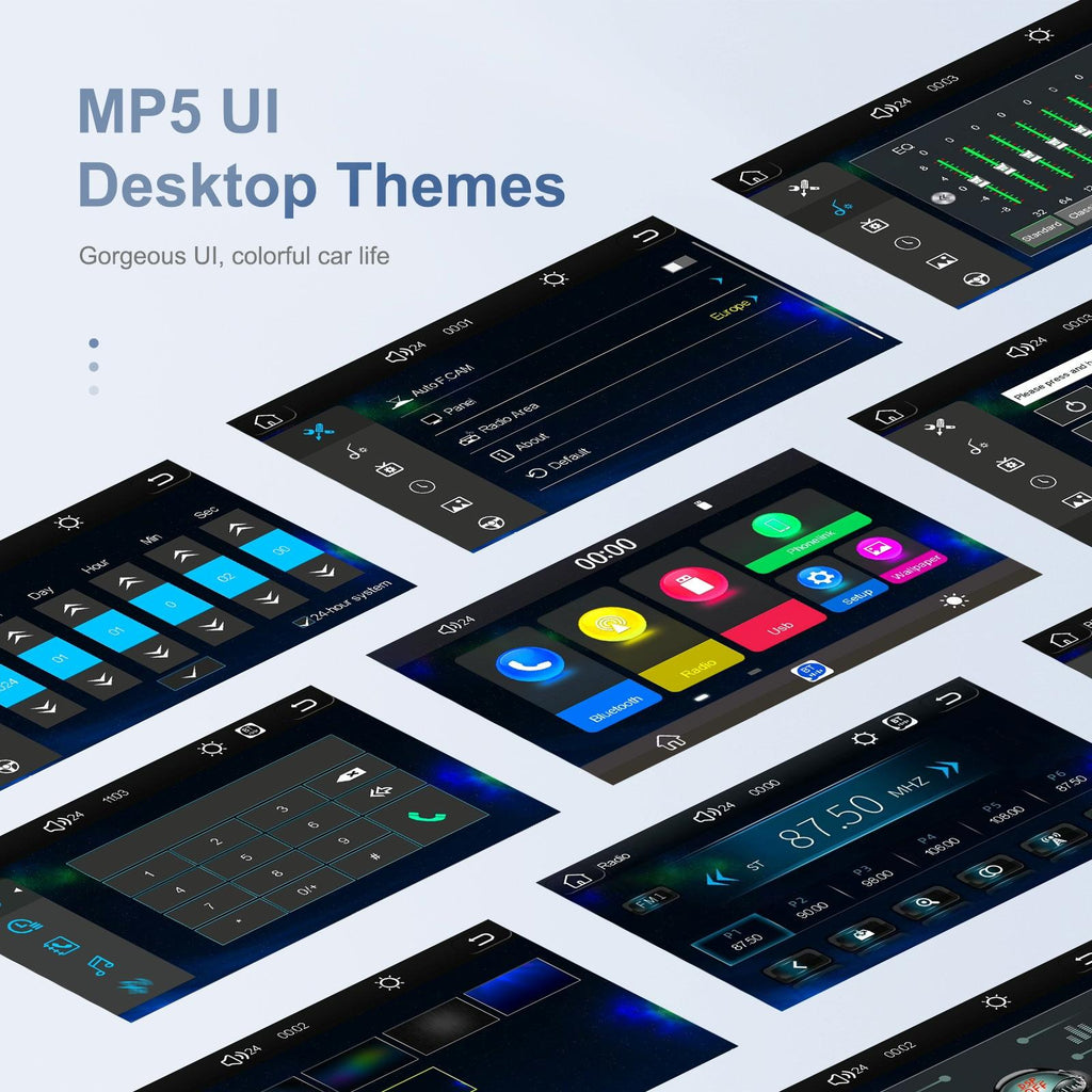 9 Inch Android Carplay Mp5 Player With Wireless Reversing Camera Standard