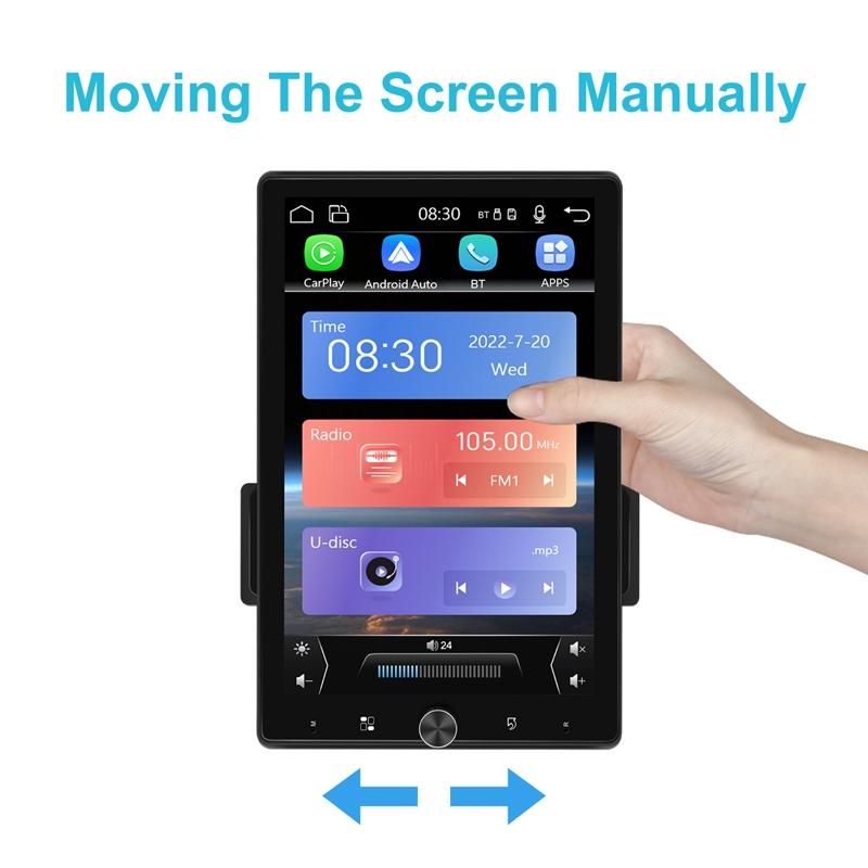 10.4 Inch Vertical Screen Android Navigation With Wireless Carplay & Backup Camera