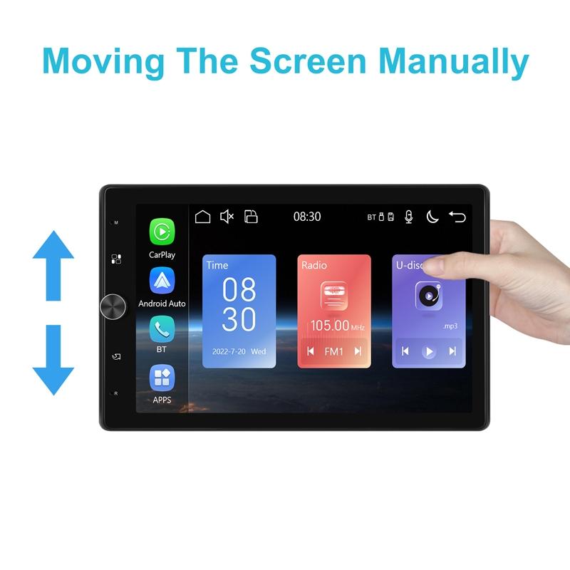 10.4 Inch Vertical Screen Android Navigation With Wireless Carplay & Backup Camera