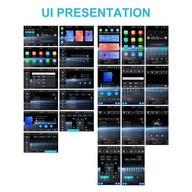10.4 Inch Vertical Screen Android Navigation With Wireless Carplay & Backup Camera