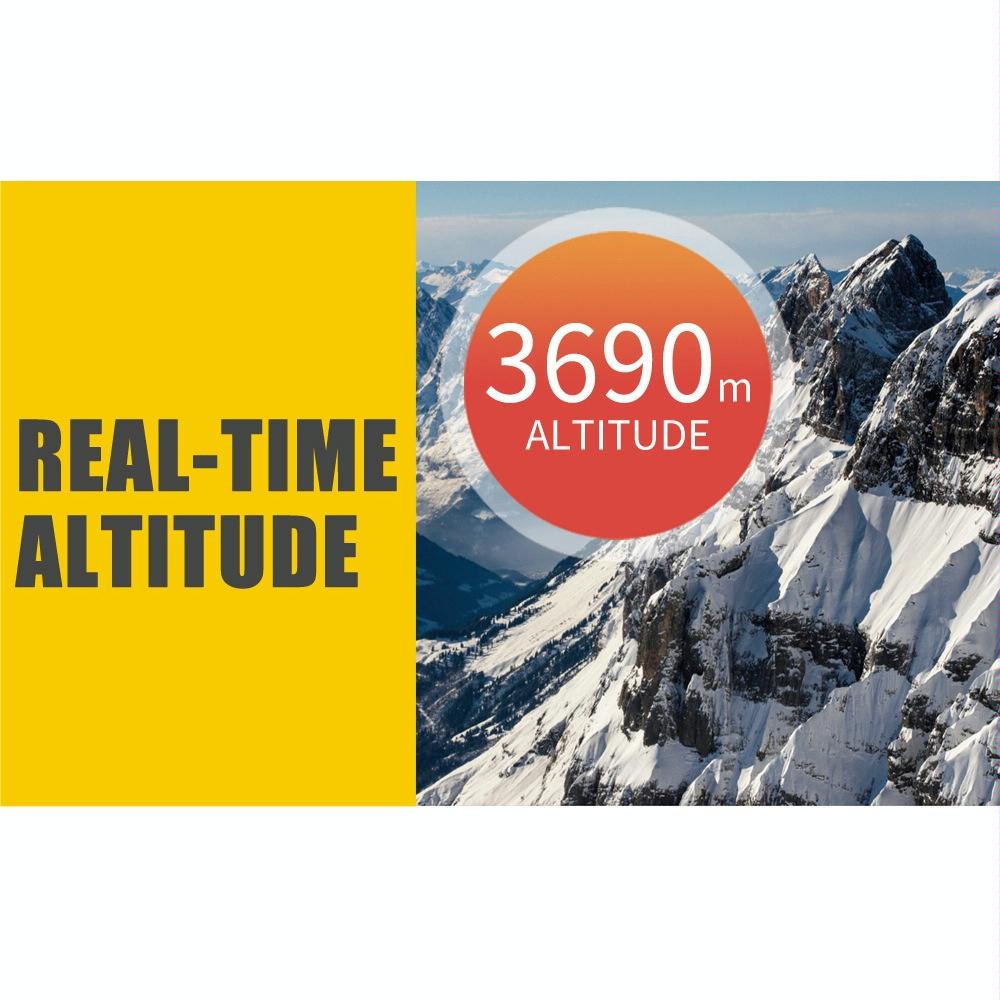 4.5 Inch Hud Car Gps Speed Meter With Overspeed Alarm Mileage Altitude Clock Black