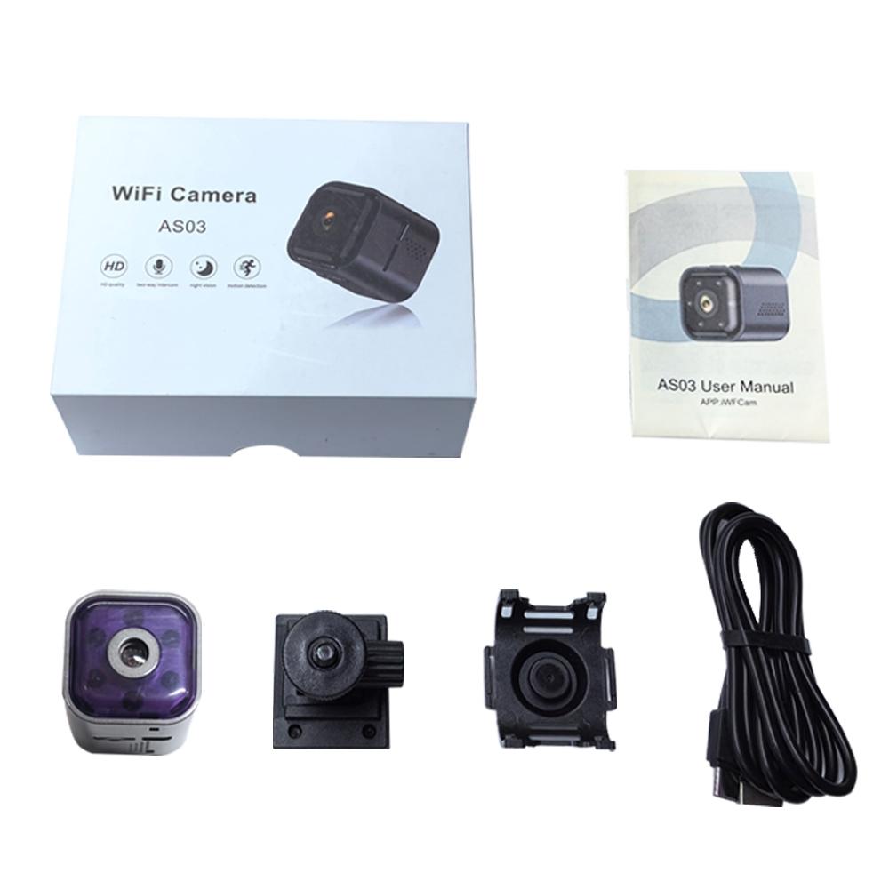 Smart Mini Night Vision Camera - Black Outdoor