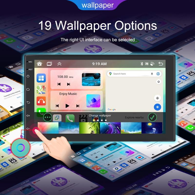 Universal Wireless Carplay Car Navigation Center - 13.0 Monitor - Standard 7Inch