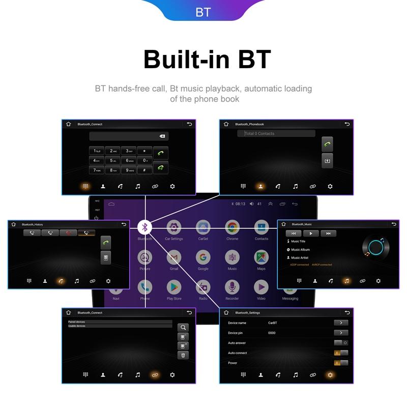 9 Inch 8-Core Carplay Android Navigation Monitor 2 + 32G Memory - Standard 2 + 32G