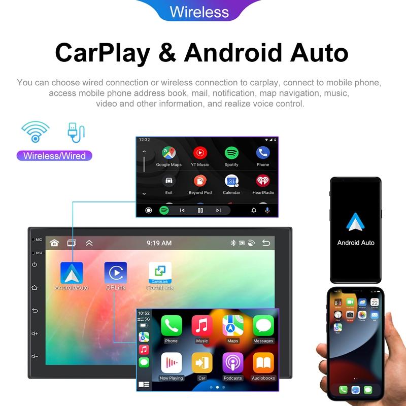 Universal Wireless Carplay Car Navigation Center - 13.0 Monitor - Standard 9Inch