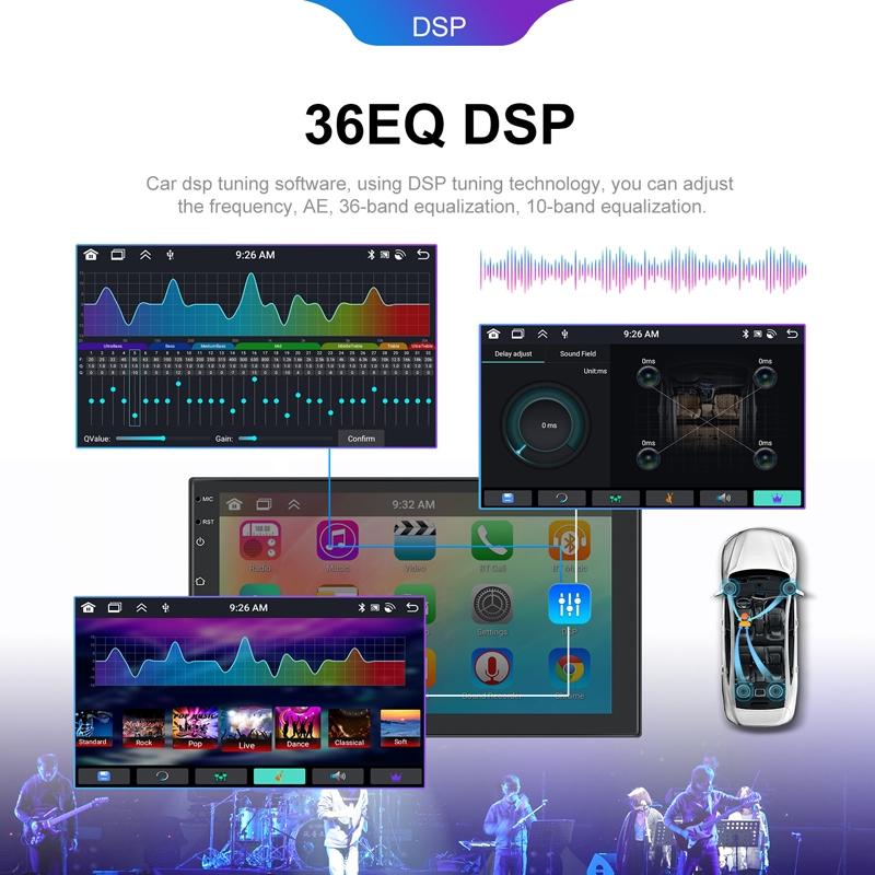 Universal Wireless Carplay Car Navigation Center - 13.0 Monitor - Standard 9Inch