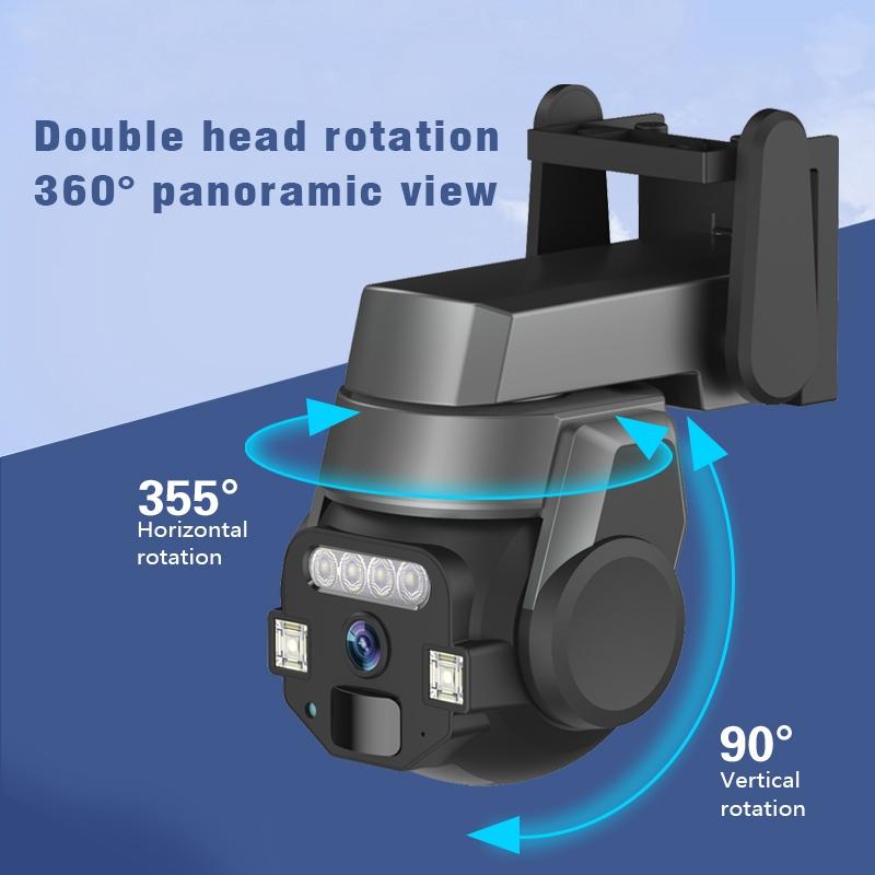 Outdoor Wifi Camera With Two-Way Voice 5Mp Ip66 Waterproof - Grey