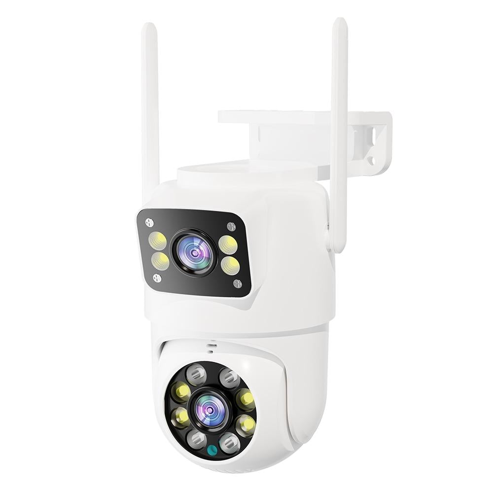 Outdoor Wifi Camera With 4Mp Resolution And Two-Way Voice Ip66 Waterproof White
