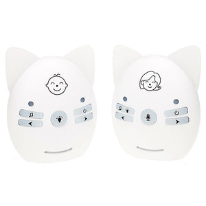 Wireless Baby Monitor With Voice Intercom And Night Light - White