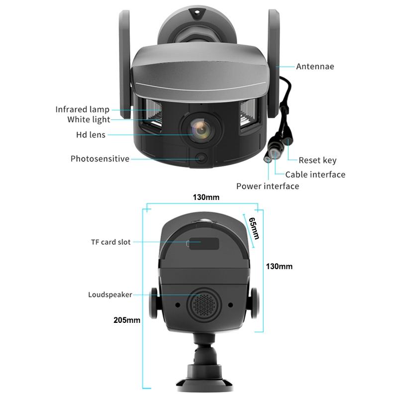 Smart Hd Wireless Ptz Camera - 5Mp Grey