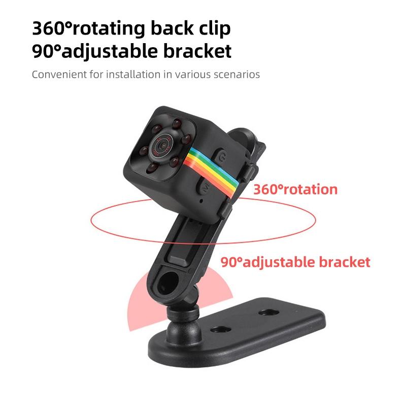 Hd 960P Mini Dv Sport Camera With Night Vision & Tf Card - Black