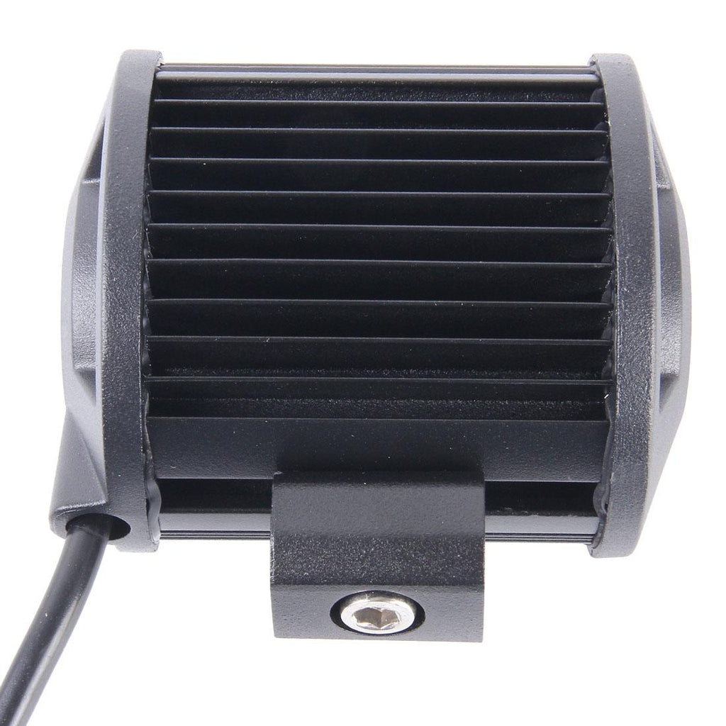 18W Cree 6 Led White Light Condenser Engineering Lamp / Waterproof Ip67 Suvs Light Dc 10 - 30V Black