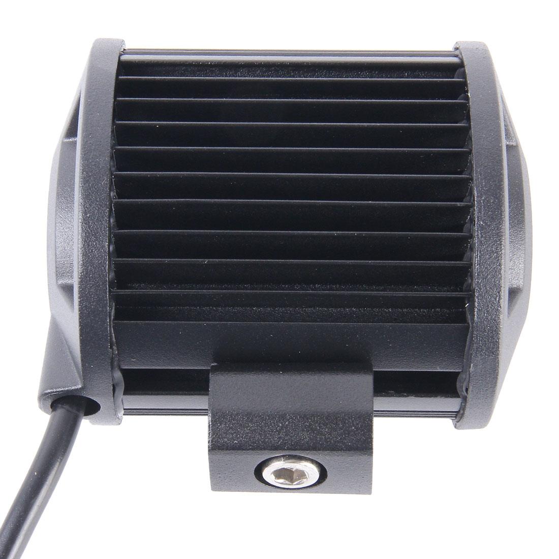 18W Cree 6 Led White Light Condenser Engineering Lamp / Waterproof Ip67 Suvs Light Dc 10 - 30V Black