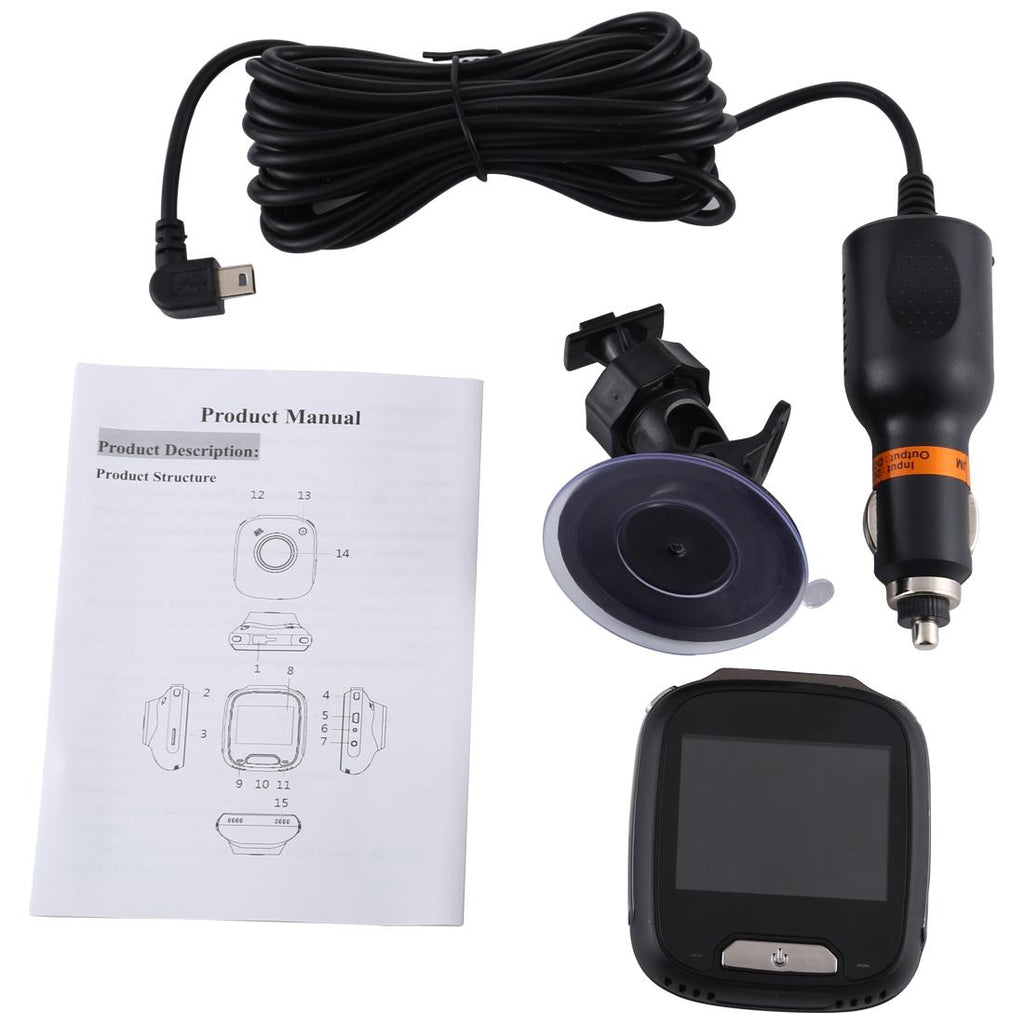 2.0 Lcd Mini Car Dvr Camera Recorder - 1080p Hd 170 Degree Wide Angle View