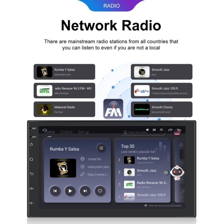 10.1 Inch Android 13.0 Carplay Navigation Monitor - Standard + Ahd Camera