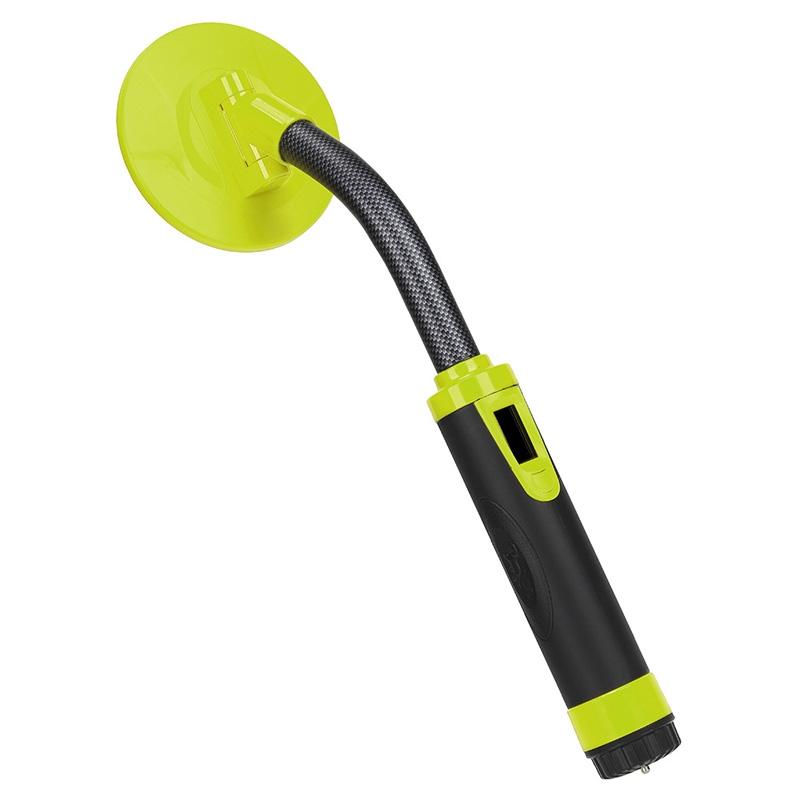 Handheld Metal Detector with Positioning Rod for Treasure Hunting - Green