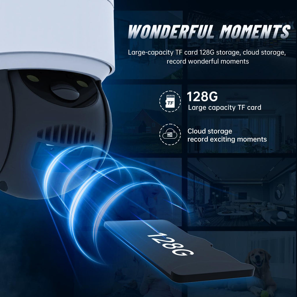 Wireless Solar Camera - 2Mp Hd Ip66 Waterproof - Black