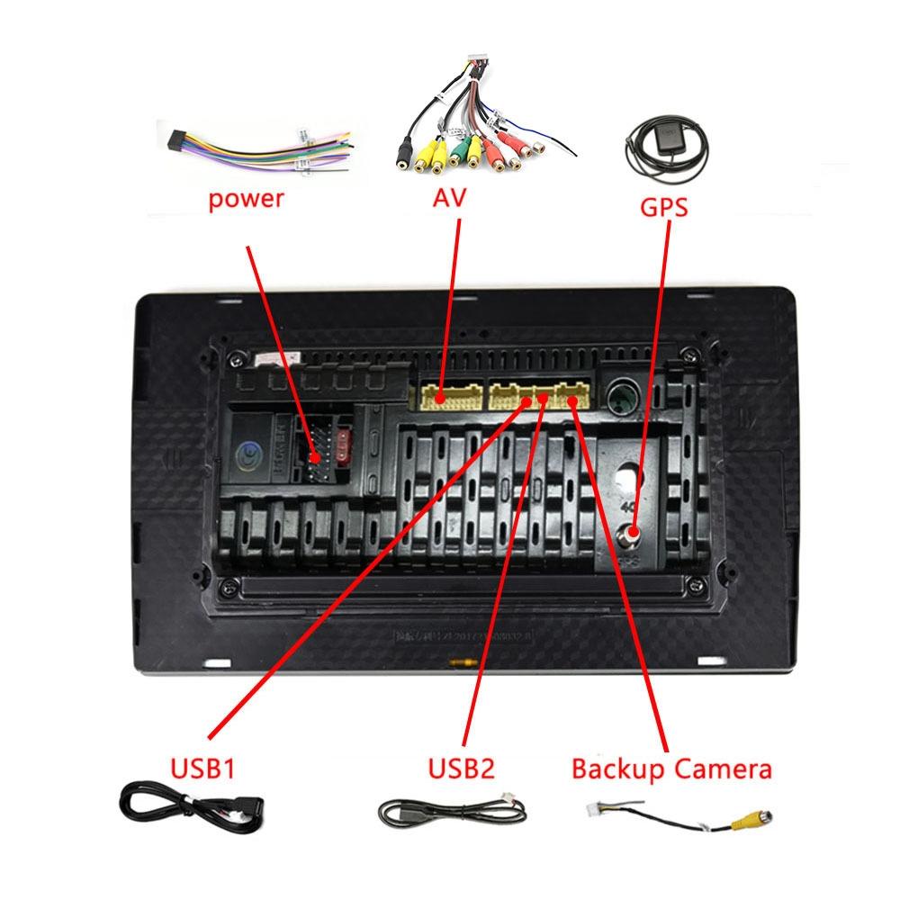 9 Inch Android Carplay Navigation 1 + 32G Screen With Ahd Camera