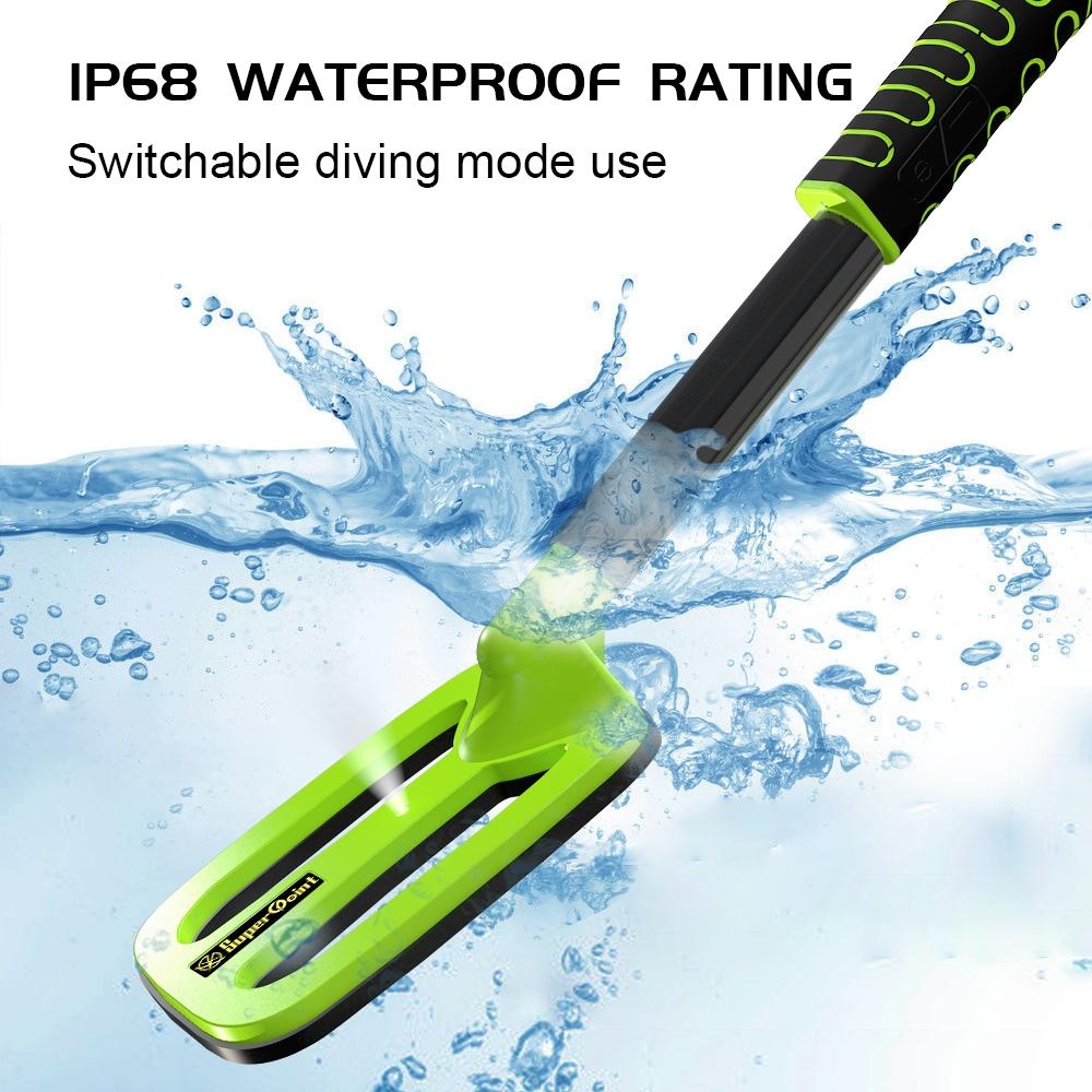 Waterproof Handheld Metal Detector for Underwater Treasure Hunting - Ip750 Yellow
