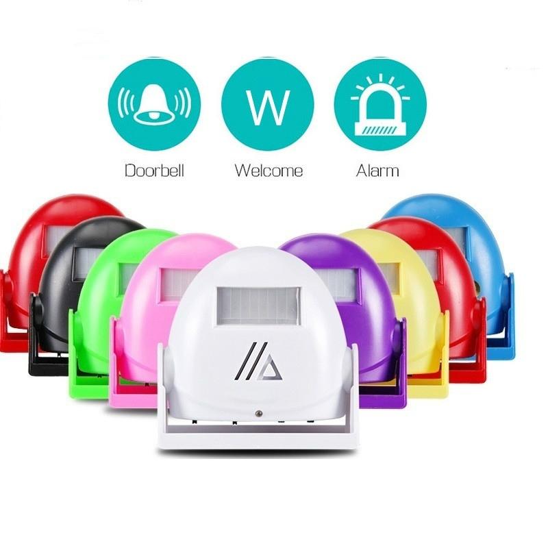 Smart Wireless Doorbell With Motion Sensor And Voice Prompt - Blue