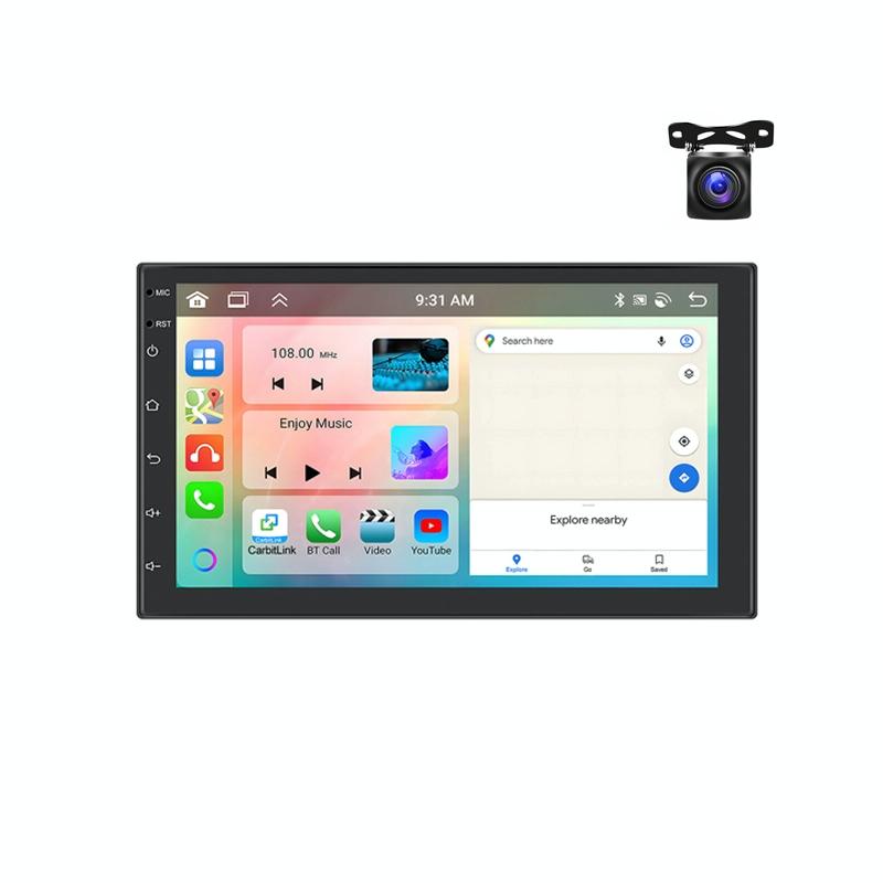 Universal Wireless Carplay Car Navigation Center - 13.0 Monitor - Standard + Ahd Camera 7Inch
