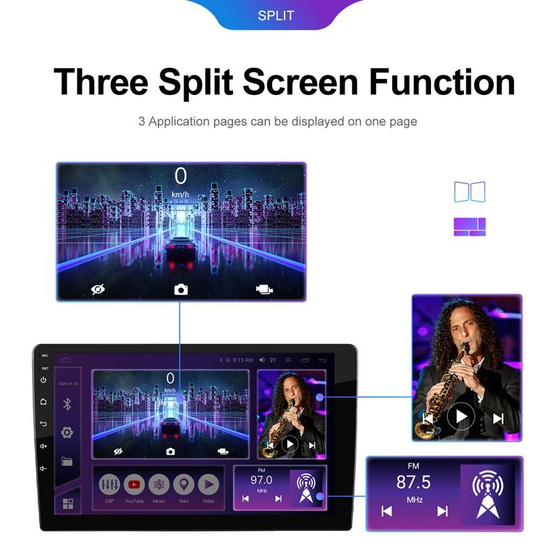 9 Inch 8-Core Carplay Android Navigation Monitor 2 + 32G Memory - Standard + Ahd Camera 2 + 32G