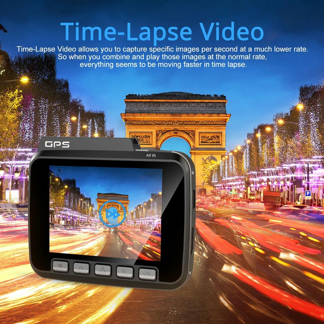 2.4 Lcd Car Dvr Camera with 2880 x 2160p Hd Resolution and 150 Degree Wide Angle View