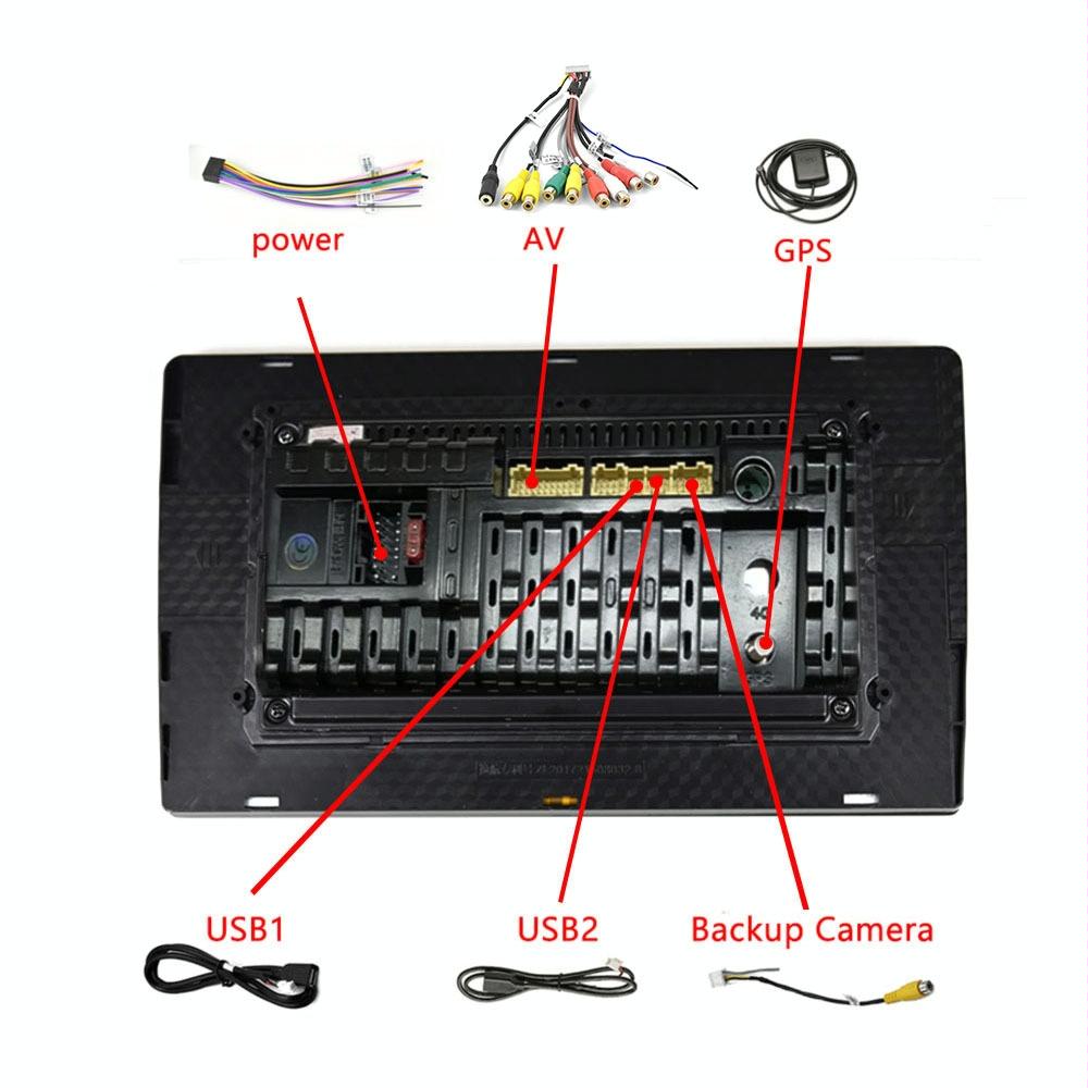 Universal Dual-Spindle Car Navigator With Central Control Screen - Standard + Ahd Camera