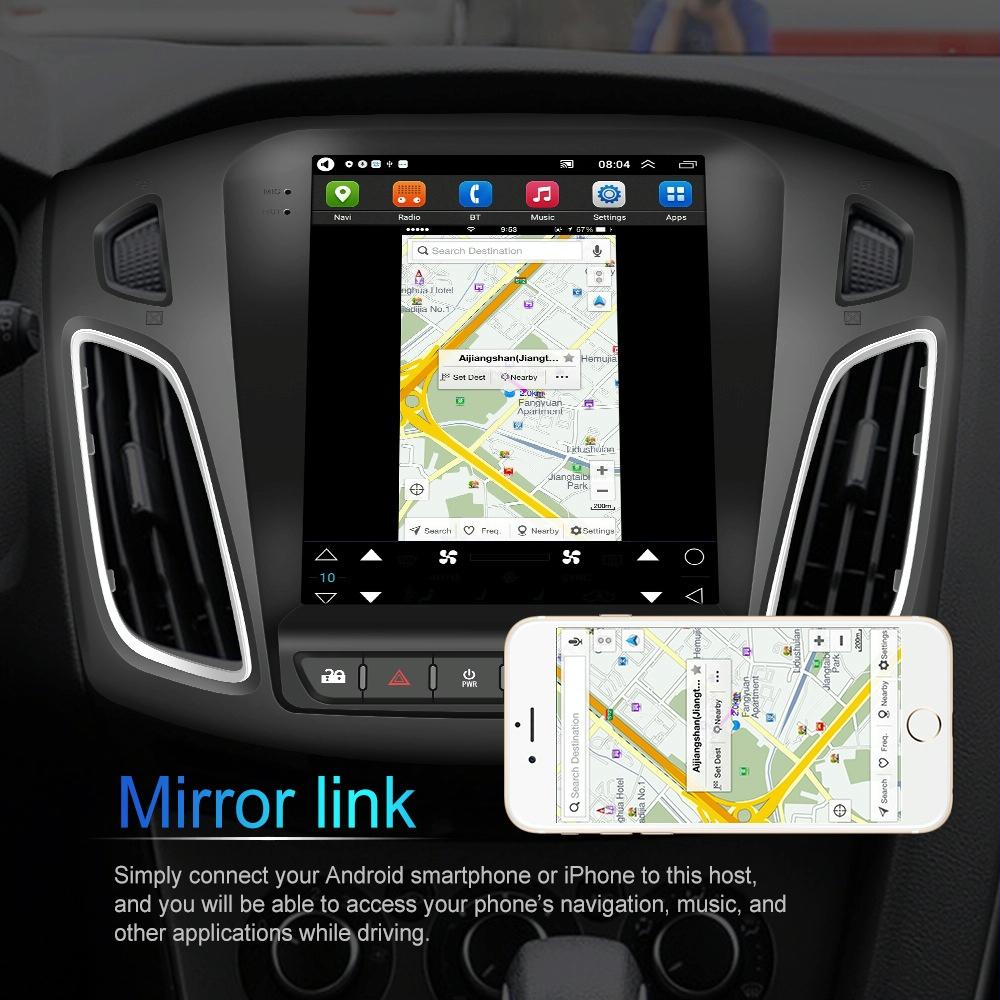 9.7 Inch Android Car Integrated Machine For Ford Focus - Standard + 4 Light Camera 2 + 64G