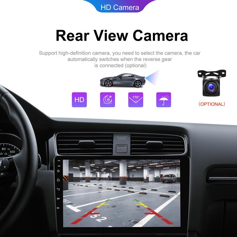 9 Inch 8-Core Carplay Android Navigation Monitor 2 + 32G Memory - Standard + Ahd Camera 4 + 64G